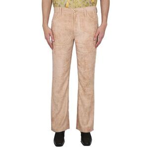 SEFR Men's Corduroy Wide Leg Pants Men PINK